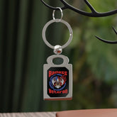 Badass Veteran Zinc Alloy Keychain